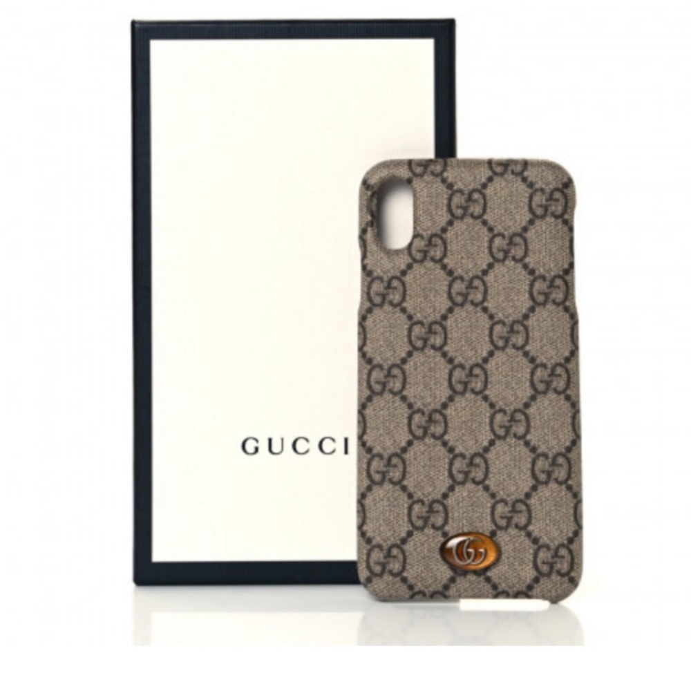 (CLF) Gucci iPhone Case/Cover X/XS Ophidia Tessuto GG‎ Monogram, Unisex, NWT